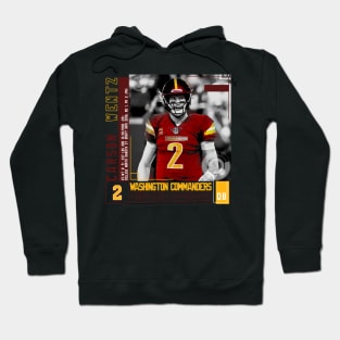 Carson Wentz Paper Poster Hoodie